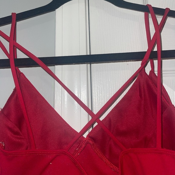 Red mini dress - Picture 2 of 3